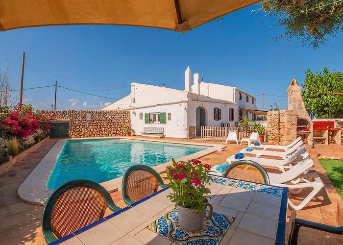 Casa Rural Menorquina Con Piscina y Barbacoa