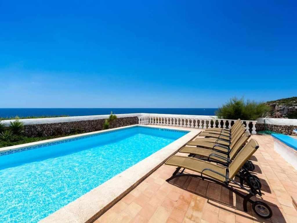 Es Macar Vistas Unicas Al Mar Junto A La Playa Piscina Climatizada Villa Es Canutells