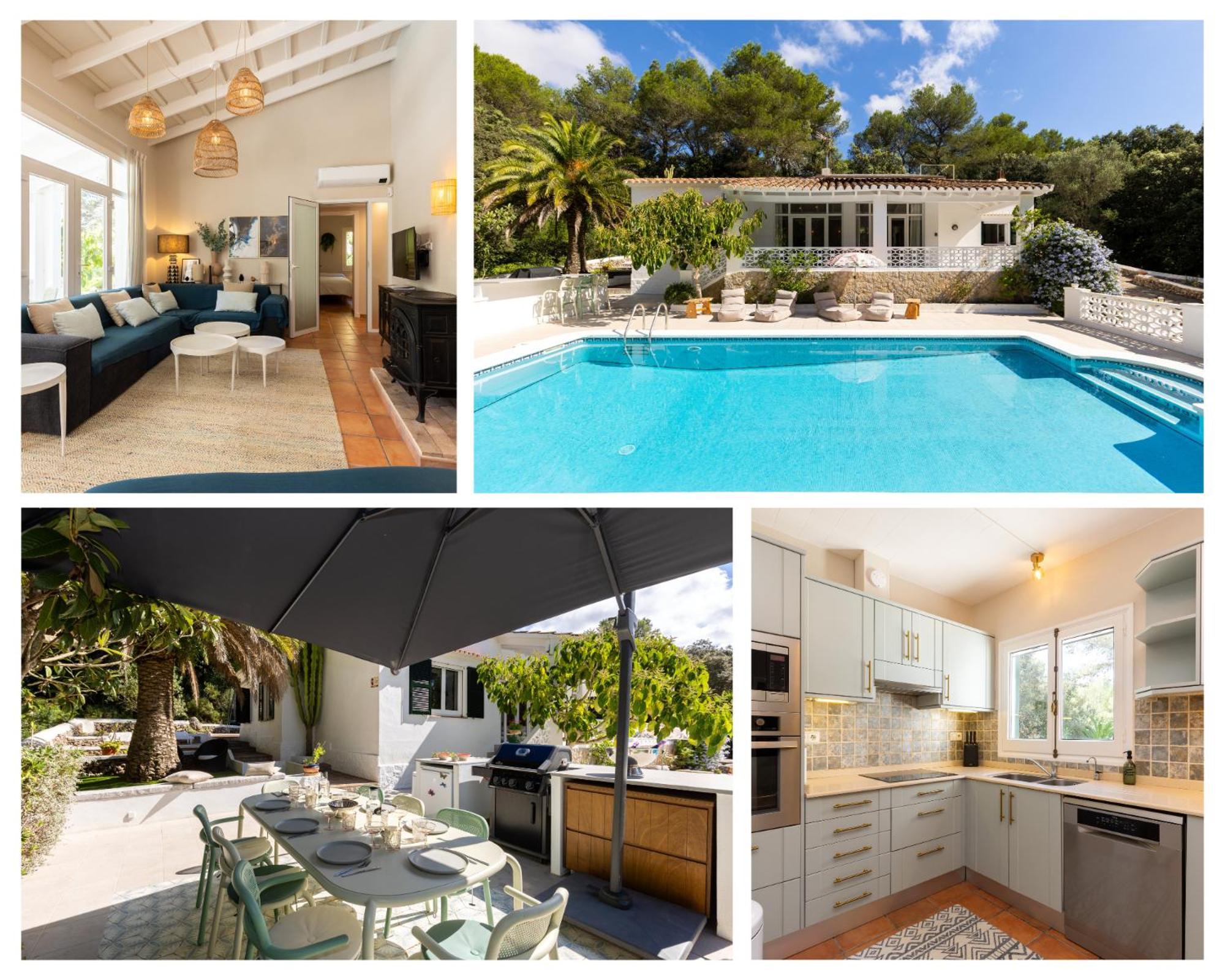 Caterina Authentic In Quiet, Wooded Area Villa Es Mercadal