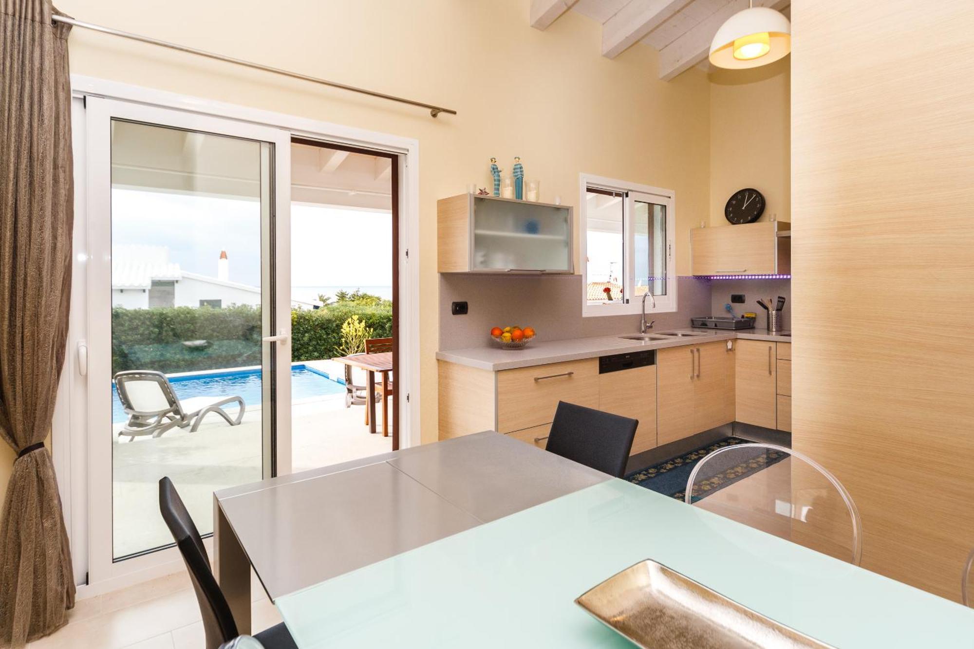 Villa Bini Sole - De Lujo Con Piscina En Menorca Binibeca