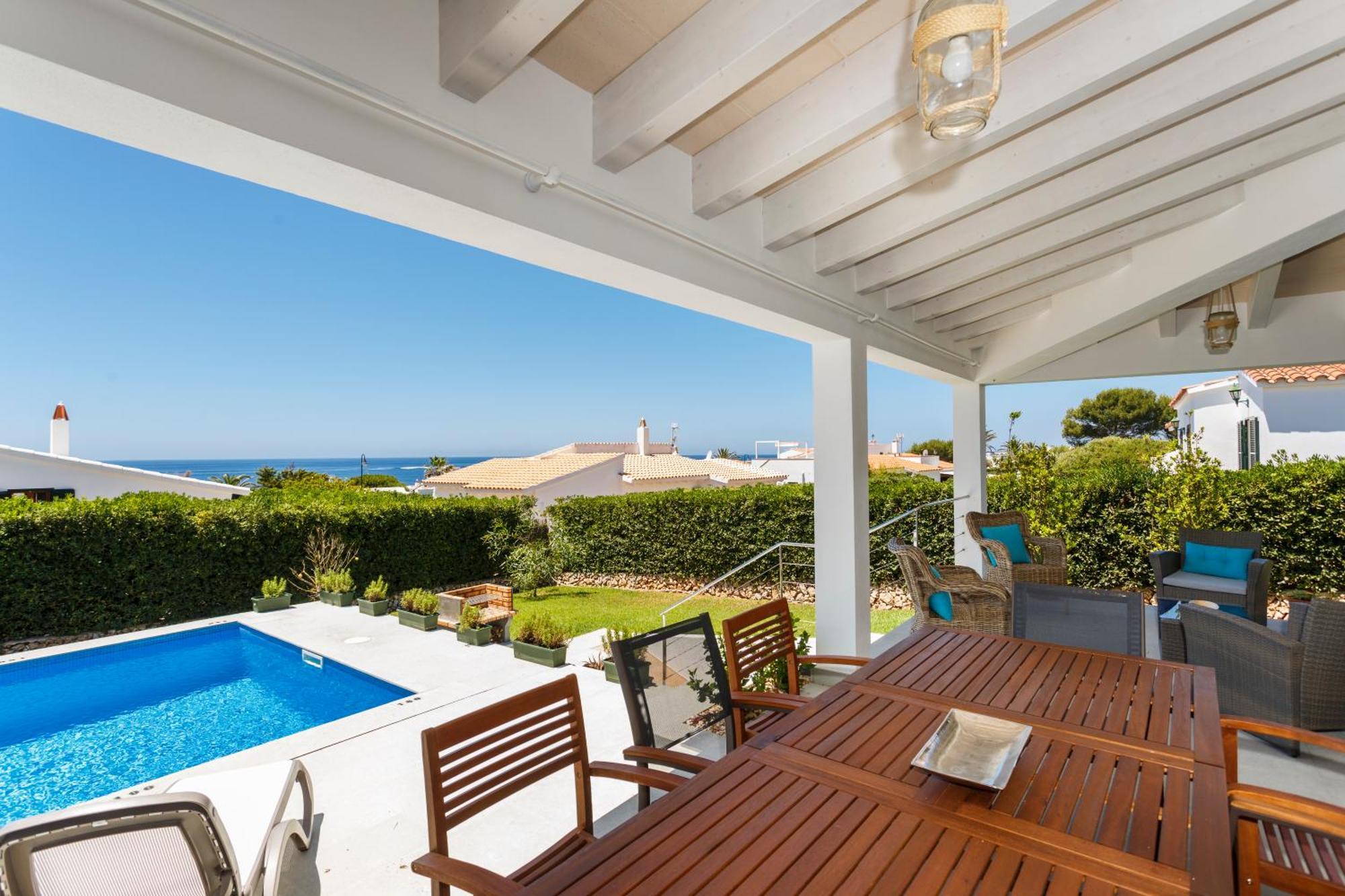 Villa Bini Sole - De Lujo Con Piscina En Menorca Binibeca