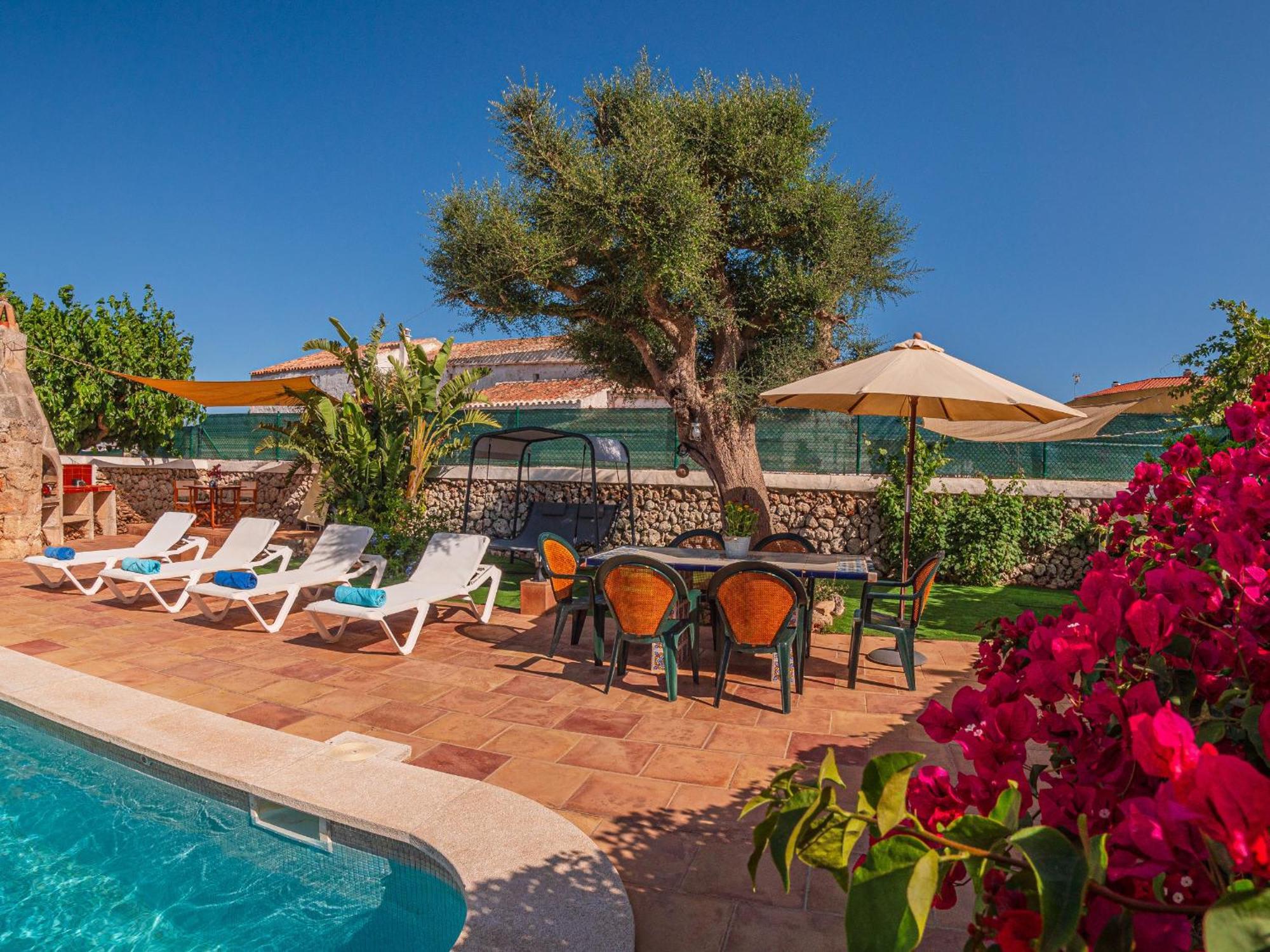Сasa de vacaciones Menorquina Con Piscina Y Barbacoa
