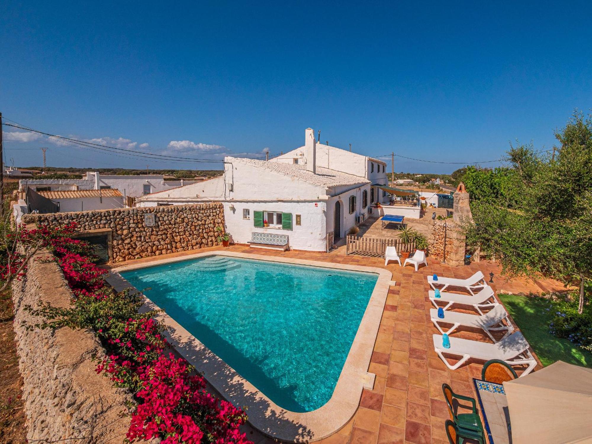 Menorquina Con Piscina Y Barbacoa Сasa de vacaciones Sant Climent