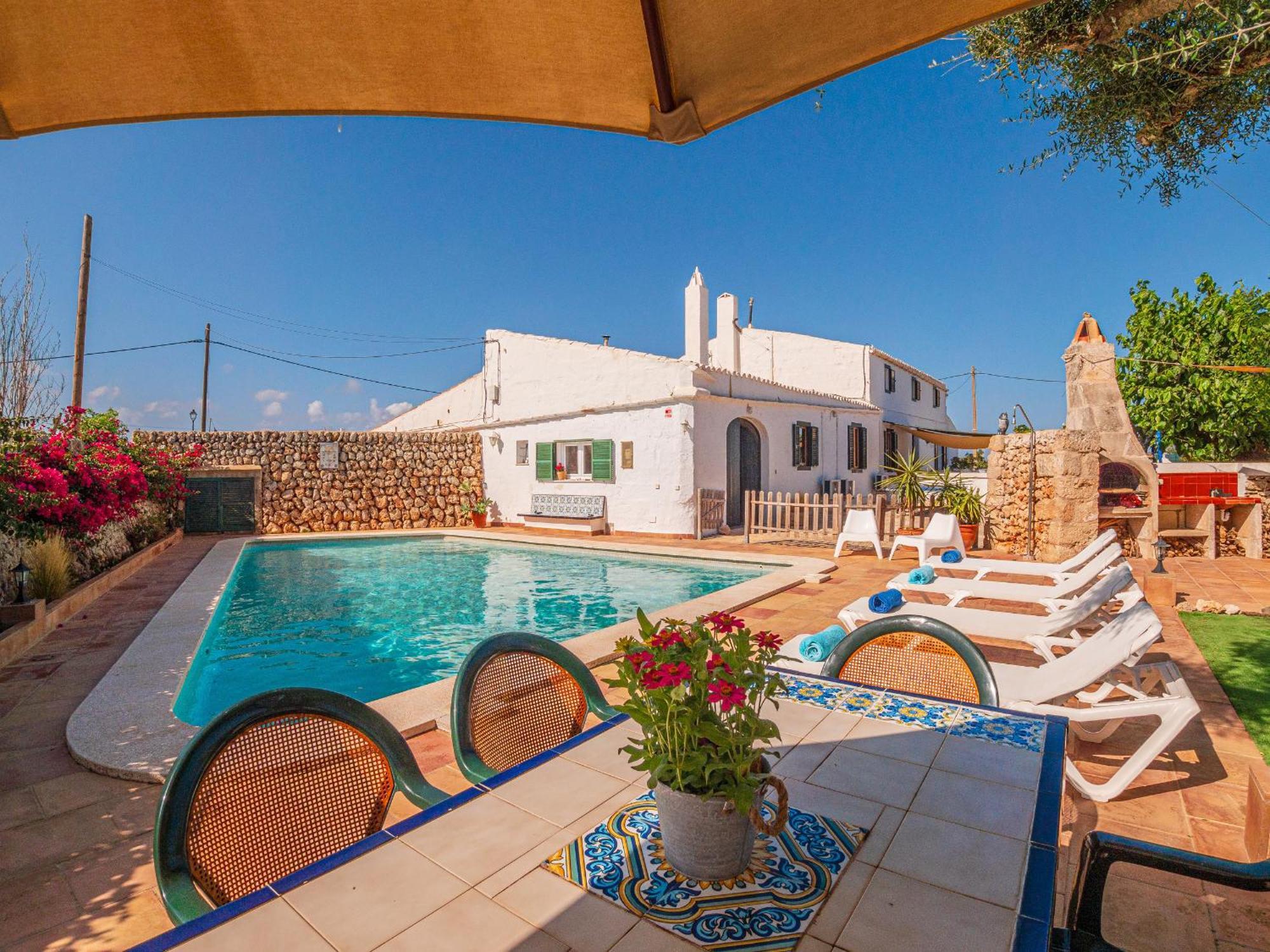 Menorquina Con Piscina Y Barbacoa Sant Climent