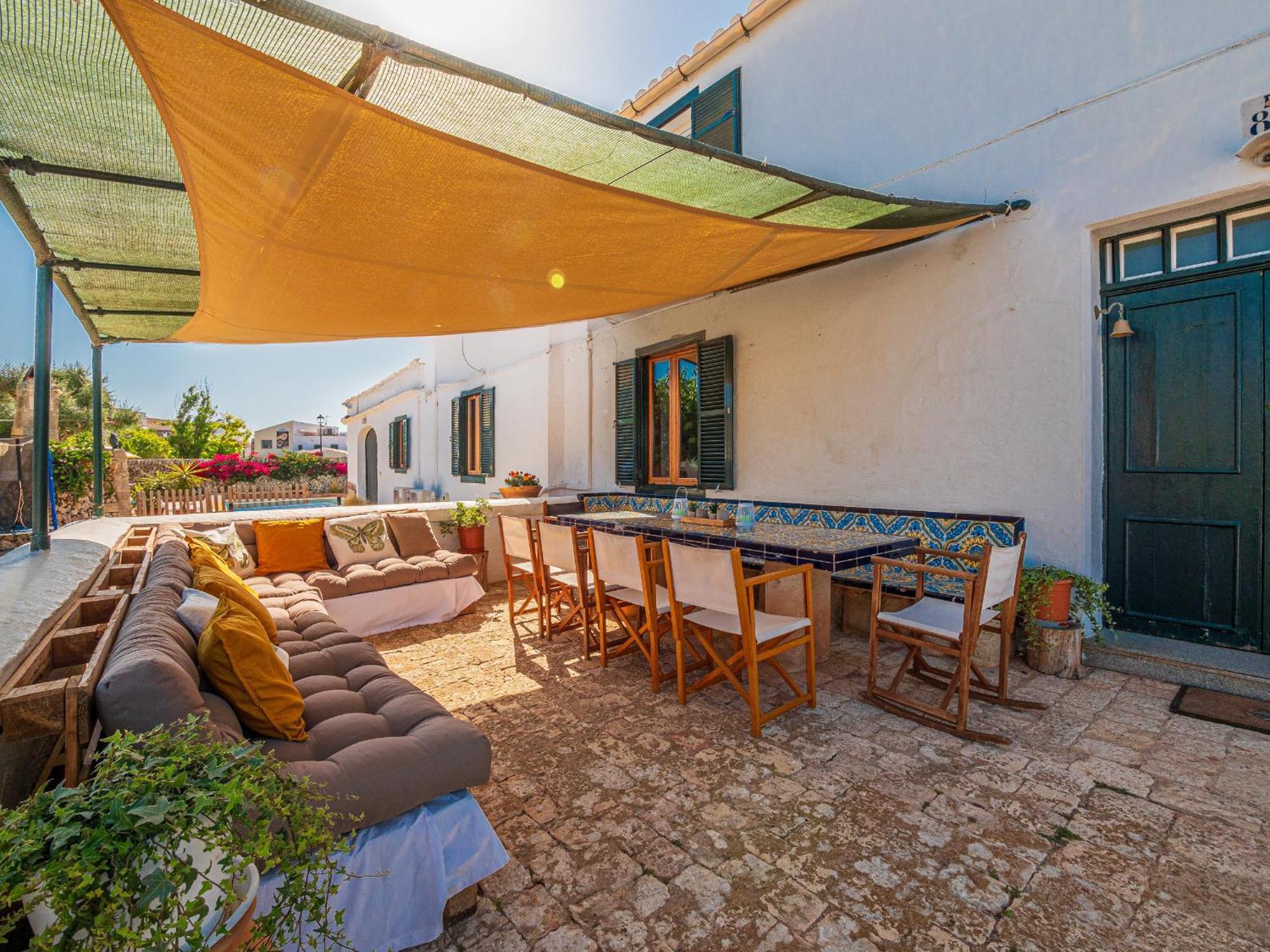 Menorquina Con Piscina Y Barbacoa