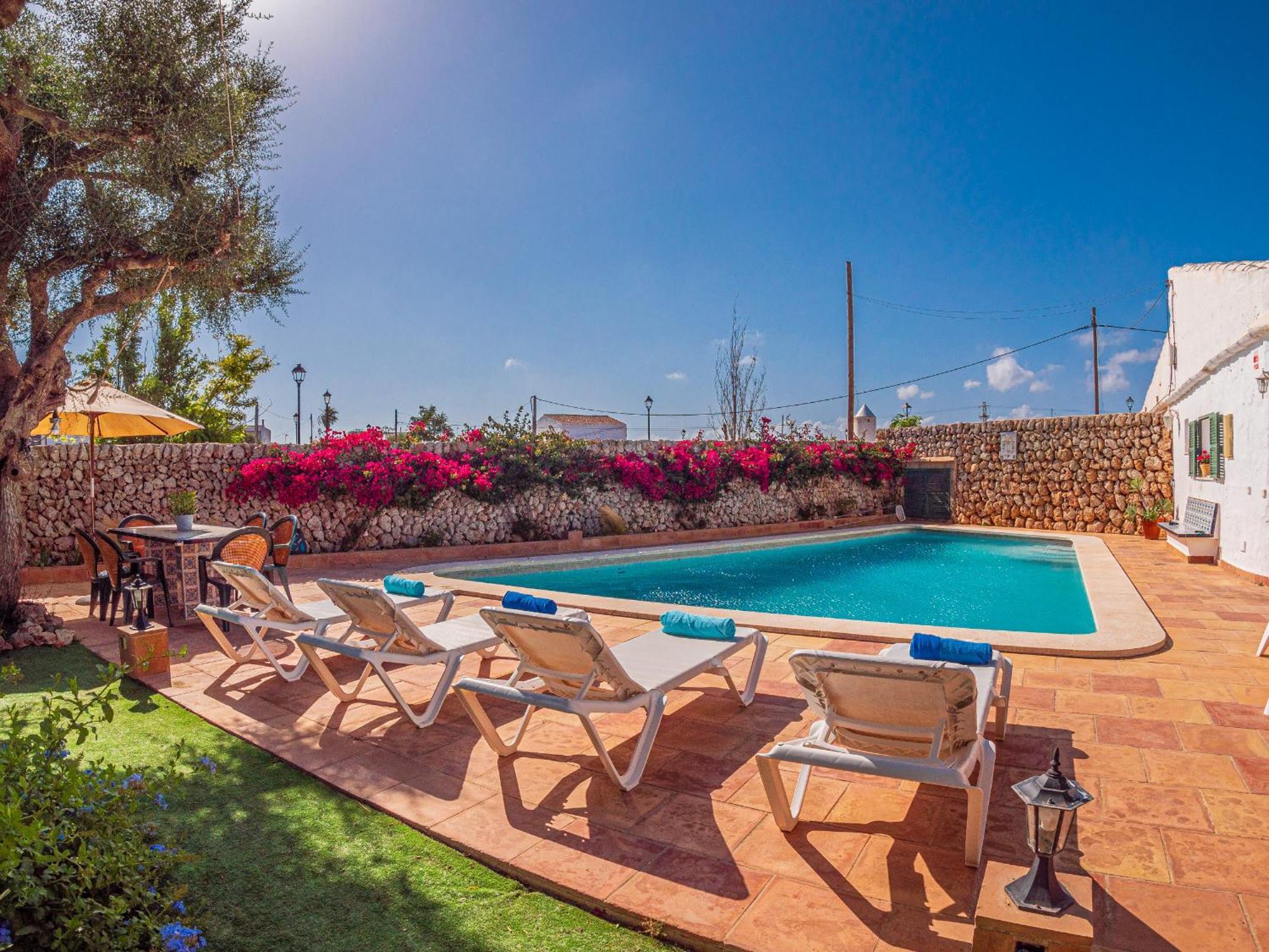 Menorquina Con Piscina Y Barbacoa Sant Climent