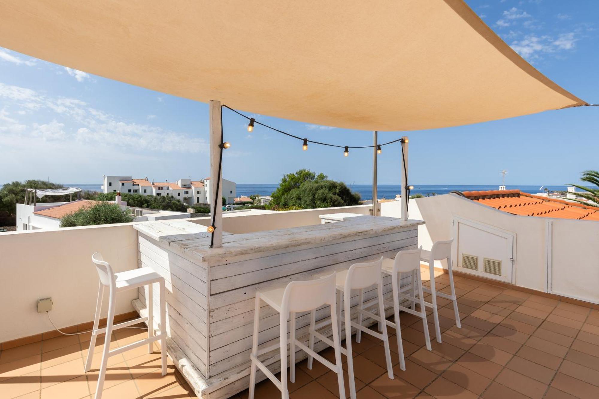 Villa Maravilla With Heatable Pool Rooftopbar With Sea Views And Range Rover Binibeca