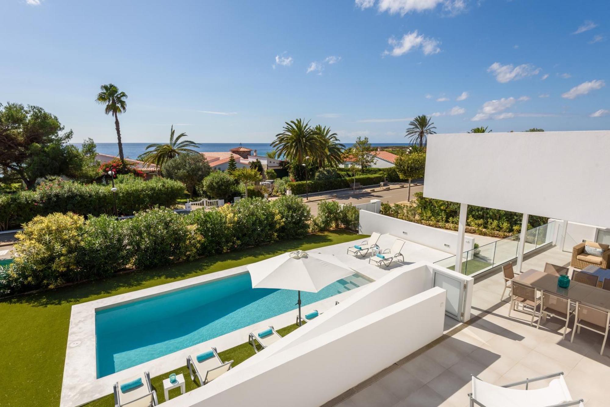 Lucia Mit Meerblick Und Pool In *
