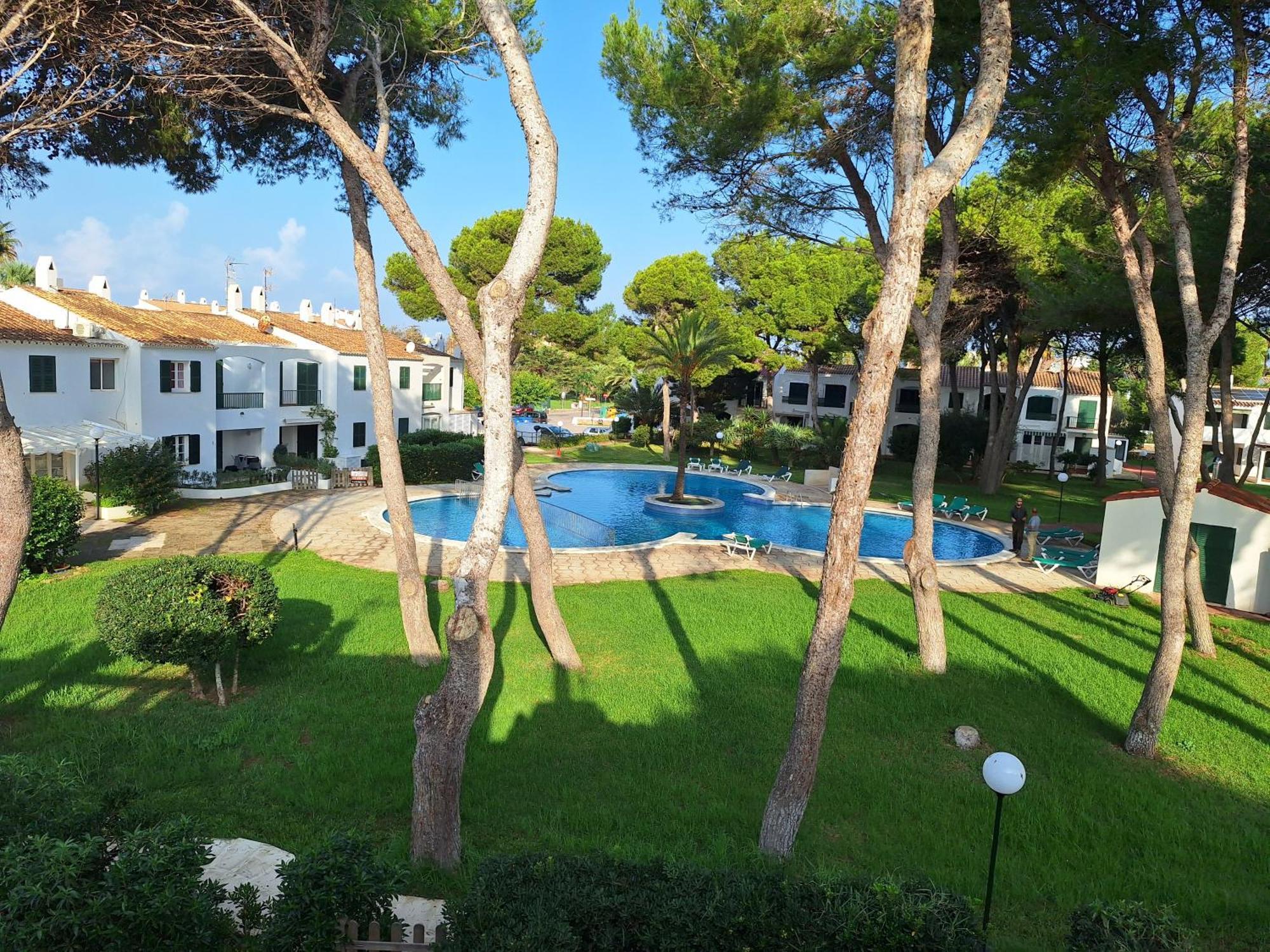 Al Lado De La Playa En Xoriguer-ciutadella Con Piscina Apartamento