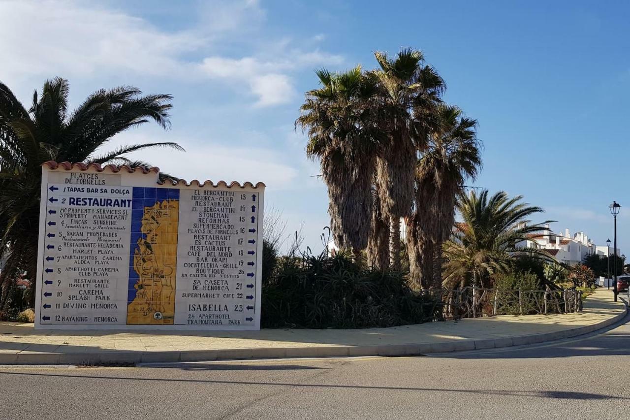 Apartamento Playas De Fornells Con Piscina Comunitaria Y Vistas Al Mar