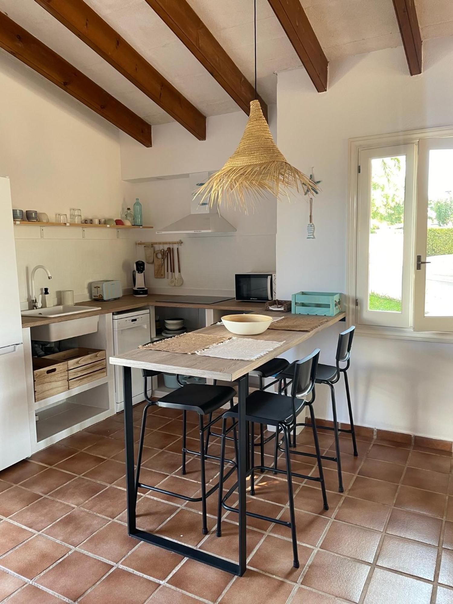 Сasa de vacaciones Casa Turqueta-son Xoriguer, Bungalow A 250m De La Playa *