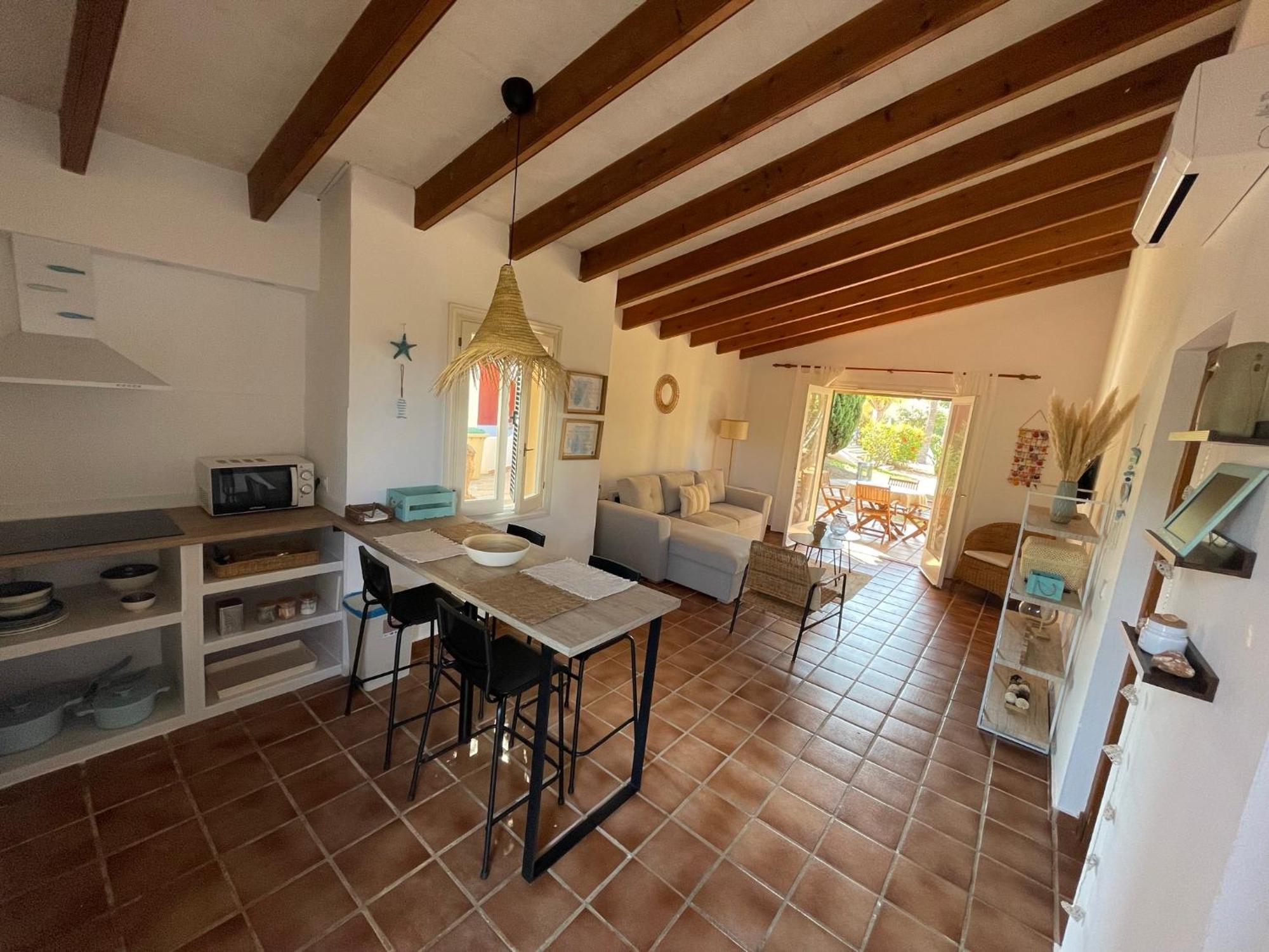 Сasa de vacaciones Casa Turqueta-son Xoriguer, Bungalow A 250m De La Playa Son Xoriguer